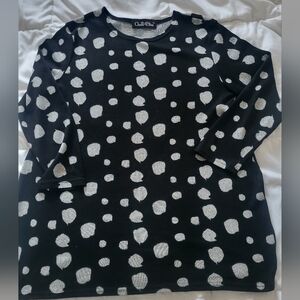 Cherie Bliss Polka Dot Sweater